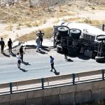 BETON MİKSERİ DEVRİLDİ 1 YARALI